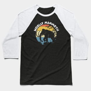 woolly mammoth animal vintage Baseball T-Shirt